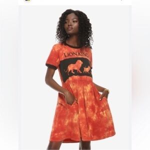 Disney The Lion King tie dye dress. Her Universe. Women’s size small.